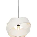 QAZQA Moderne pendellampe hvid - Cloth