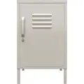 Dorel Home - Sidebord Bradford Metal Locker - Grå - Skænke & sideboards - - Homeroom