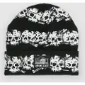 Lurking Class Skull Stripes Beanie sort