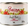Purizon Single Meat 6 x 200 g - Oksekød med hibiscus blomster