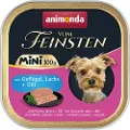 Animonda Vom Feinsten Adult Mini 32 x 100 g - Med fjerkræ, laks + dild