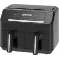 Emerio - Airfryer Dobbelt 3,6 l + 3,6 l AF-130376.1 - Sort - Fritøser & riskogere - - Homeroom