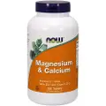 Now Magnesium & Calcium med zink og D-vitamin - 250 tabletter