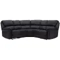 Venture Home - Recliner Sofa Saranda - Sort - 4-pers. sofaer - - Homeroom