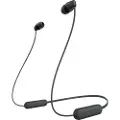 Sony Wi-c100 Trådløse Hovedtelefoner Med Ørepropper Sort