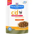 Hill's Pet Nutrition c/d Multicare Stress Urinary Care med kylling - Økonomipakke: 48 x 85 g