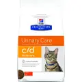 Hill's Pet Nutrition Kombipakke: Hill's Prescription Diet kattemad - c/d Multicare Urinary Care Kylling (1,5 kg + 6 x 156 g)