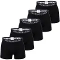 Ralph Lauren Polo Ralph Laurentil mænd. 714864292001 Pakke med 5 sorte RL boksershorts sort (XXL), Afslappet, Bomuld