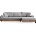 Atelier Del Sofa - Hjørnesofa -Tan Right - Grå - Sofaer med chaiselong - - Homeroom