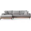Atelier Del Sofa - Hjørnesofa -Tan Left - Grå - Sofaer med chaiselong - - Homeroom