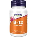 Now B-12-vitamin med folinsyre, 5000 mcg - 60 sugetabletter
