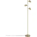QAZQA Moderne gulvlampe bronze 3-lys - Jeana