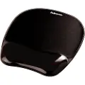 Fellowes Gel Crystal Black Musemåtte Og Håndledsstøtte