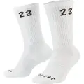 Jordan Essentials-crewstrømper (3 par) - hvid
