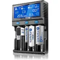 EverActive UC-4200 Professionel batterioplader - 6x AAA/AA/C/SC/D/9V/18650
