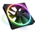 NZXT F140 RGB DUO - Black - Kabinet køler - 140mm - Sort med RGB LED lys - 36 dBA