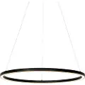 QAZQA Pendellampe sort 80 cm inkl. LED 3-trins dæmpbar - Girello