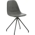 Venture Home - Spisebordsstol Penally Kunstlæder, 2-pak - Sort - Stole - - Homeroom