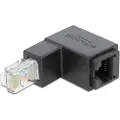 DeLOCK 86423 Kabel Kønsskifter Rj-45 Sort Rj-45 Rj-45
