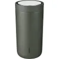 Stelton Rejsekrus TO GO CLICK 200 ml, blød mørk skov, Stelton