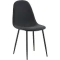 Venture Home - Spisebordsstol Polar Stof, 2-pak - Sort - Stole - - Homeroom