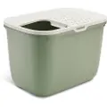 Savic Kattetoilet Hop In - botanisk grøn/hvid