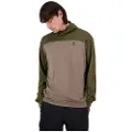 Mons Royale Merino Yotei Powder Hooded Basislag - undertrøje grøn