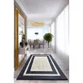 Conceptum Hypnose - Tæppe Black frame - Flerfarvet - Fladvævede tæpper - - Homeroom