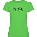 Kruskis Sleep Eat And Bike T-shirt Med Korte ærmer