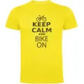 Kruskis Keep Calm And Bike On T-shirt Med Korte ærmer