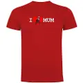 Kruskis I Love Mum T-shirt Med Korte ærmer