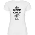 Kruskis Keep Calm And Bike On T-shirt Med Korte ærmer