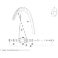 Mavic Ellipse Rear Axle And Fork Supports Lejer