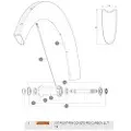 Mavic Comete Pro Carbon Sl Tubular 19 Front Fælg