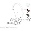 Mavic Ksyrium Elite Allroad/allroad Elite Disc 2017 Venstre Eger 12 Enheder