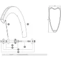 Mavic Cxr Uiltimate 60 Tubular Forhjulsfælg