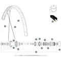 Mavic Allroad Elite Ust Ub 2018 Venstre Baghjuls Eger 12 Enheder