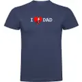 Kruskis I Love Dad T-shirt Med Korte ærmer