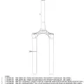 RockShox 35 44 Offset Krone/styre/overrørssamlingsgaffel