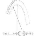 Mavic Kit 2 Front/rear Cosmic Pro Carbon Ust Disc Eger