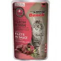 Benek Super Benek kornfri dampede fileter 28 x 85 g - Oksekød med tomater i sauce