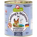 Granatapet Liebling's Mahlzeit 6 x 800 g - Hvidfisk & Fjerkræ