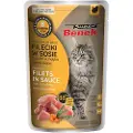 Benek Super Benek kornfri dampede fileter 28 x 85 g - Kalkun med havtorn i sauce