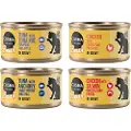 Cosma Bowl 12 x 80 g - Mix: 2 x Tun & Tunrogn, 2 x Kyllingebryst & Gulerod, 1 x Kyllingebryst & Laks, 1 x Tun & Ansjos
