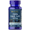 Puritan's Pride - Alfa Lipoic Syre, 600 mg - 60 kapsler