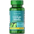 Puritan's Pride Ginkgo Biloba, 120mg - 100 kapsler