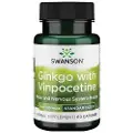 Swanson Health Ginkgo med standardiseret Vinpocetin - 60 kapsler