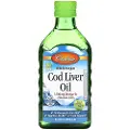 Carlson Labs Vild Norsk Torskeleverolie, 1100 mg Naturlig Grønt Æble - 250 ml