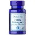 Puritan's Pride - Folat, 666 mcg - 250 tabletter