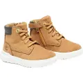 Timberland Timberlandunisex til børn. TB0A5RTC2311 Seneca Bay gule mid-top lædersko med snørebånd (25), Fast, Blonder, Lynlås, Casual, børnetøj